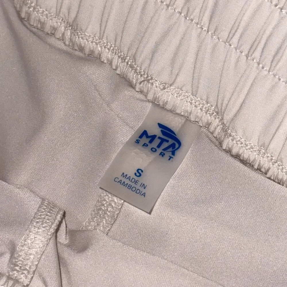MTA Sport Skort Skirt Womens Small White Stretch Performance Tennis Athletic NWT - Picture 6 of 9